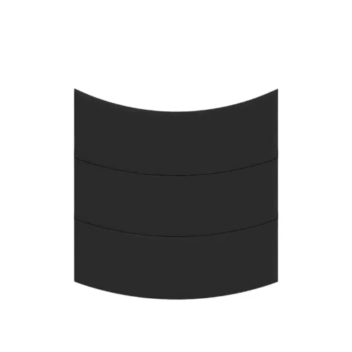 Fekete habszivacs szempilla alátét  - 110 db/tekercs