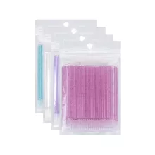 Microbrush applikátor - csillámos  100 db