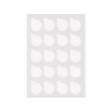 Ragasztó tartó matrica 5 ív (2,5 cm)