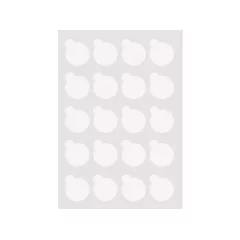 Ragasztó tartó matrica 5 ív (2,5 cm)