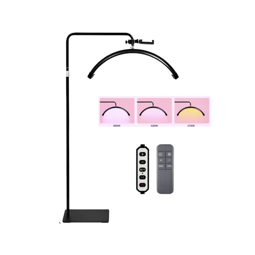 LED Moon Lámpa - távirányítóval, telefontartóval